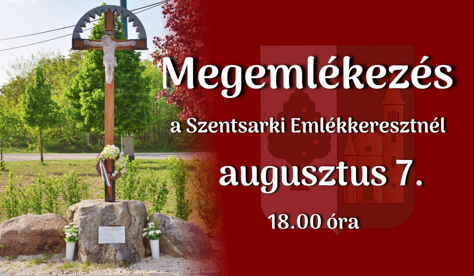 Meghívó - Megemlékezés a Szentsarki Emlékkeresztnél 